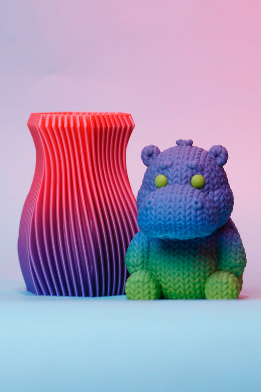 Hexagonal Ribbed Vase – Relic of the Geomancer’s Vault