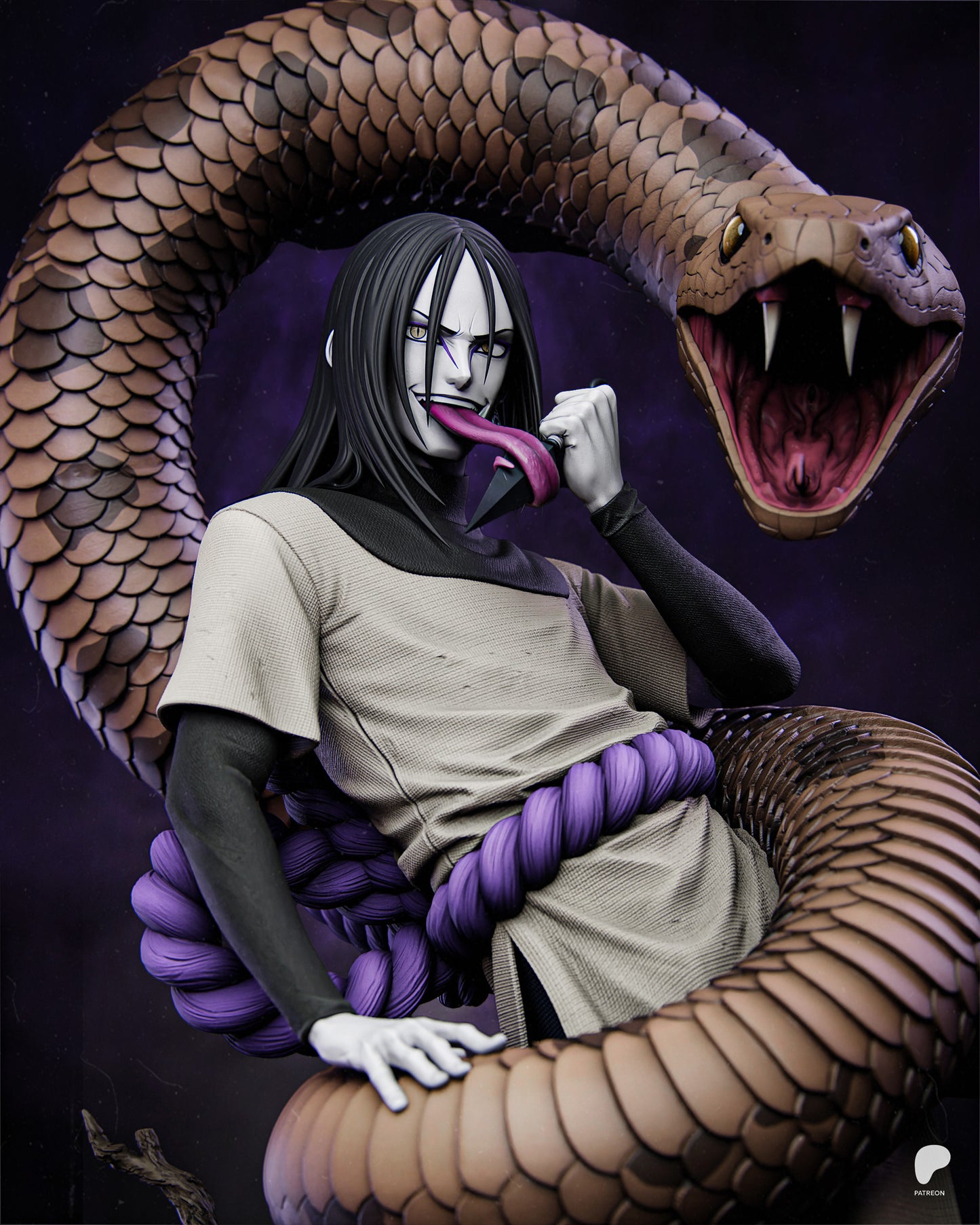 The Serpent Sage (Tanuki Figures)