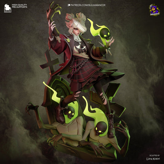 Graveborn Gunslinger – Dark Enforcer Resin Model