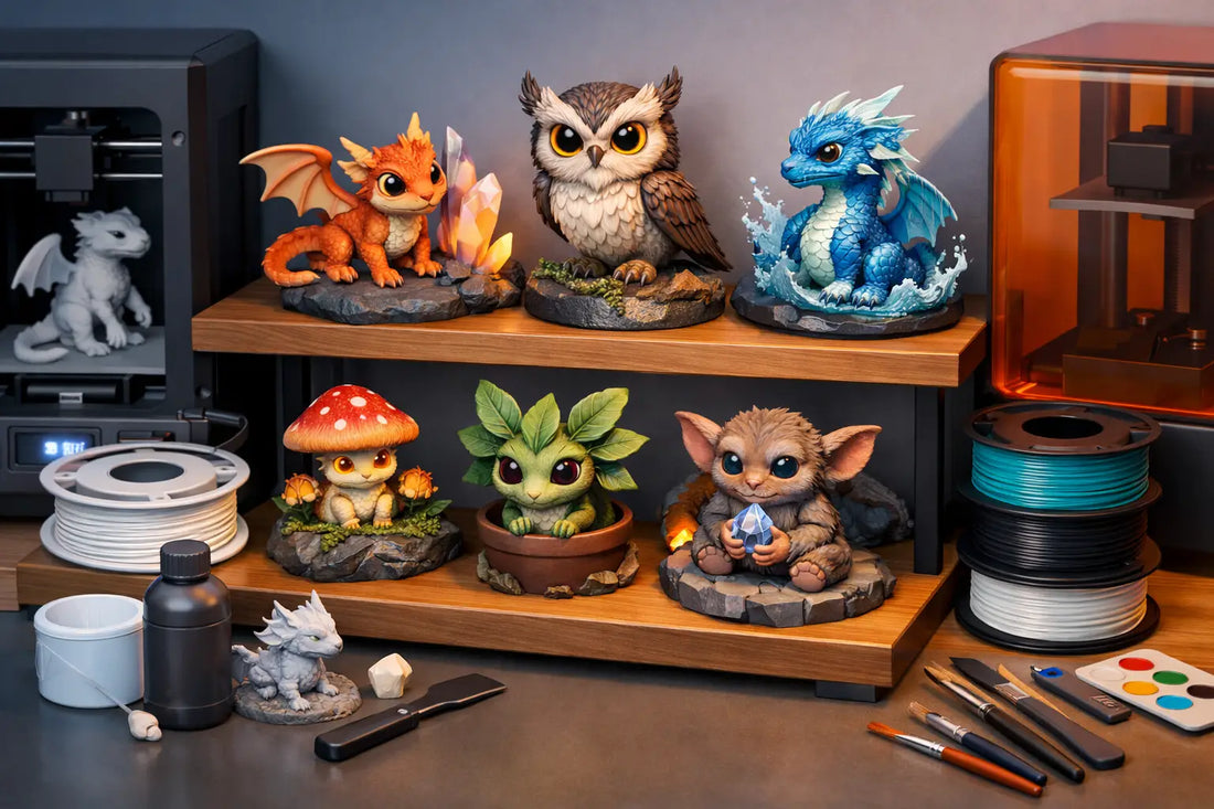 Fantasy Creature Shelf Decor That Looks Alive