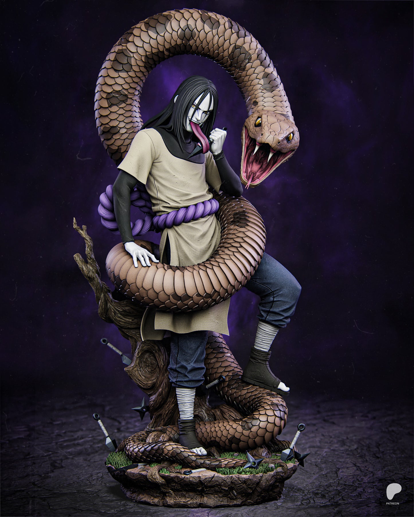 The Serpent Sage (Tanuki Figures)