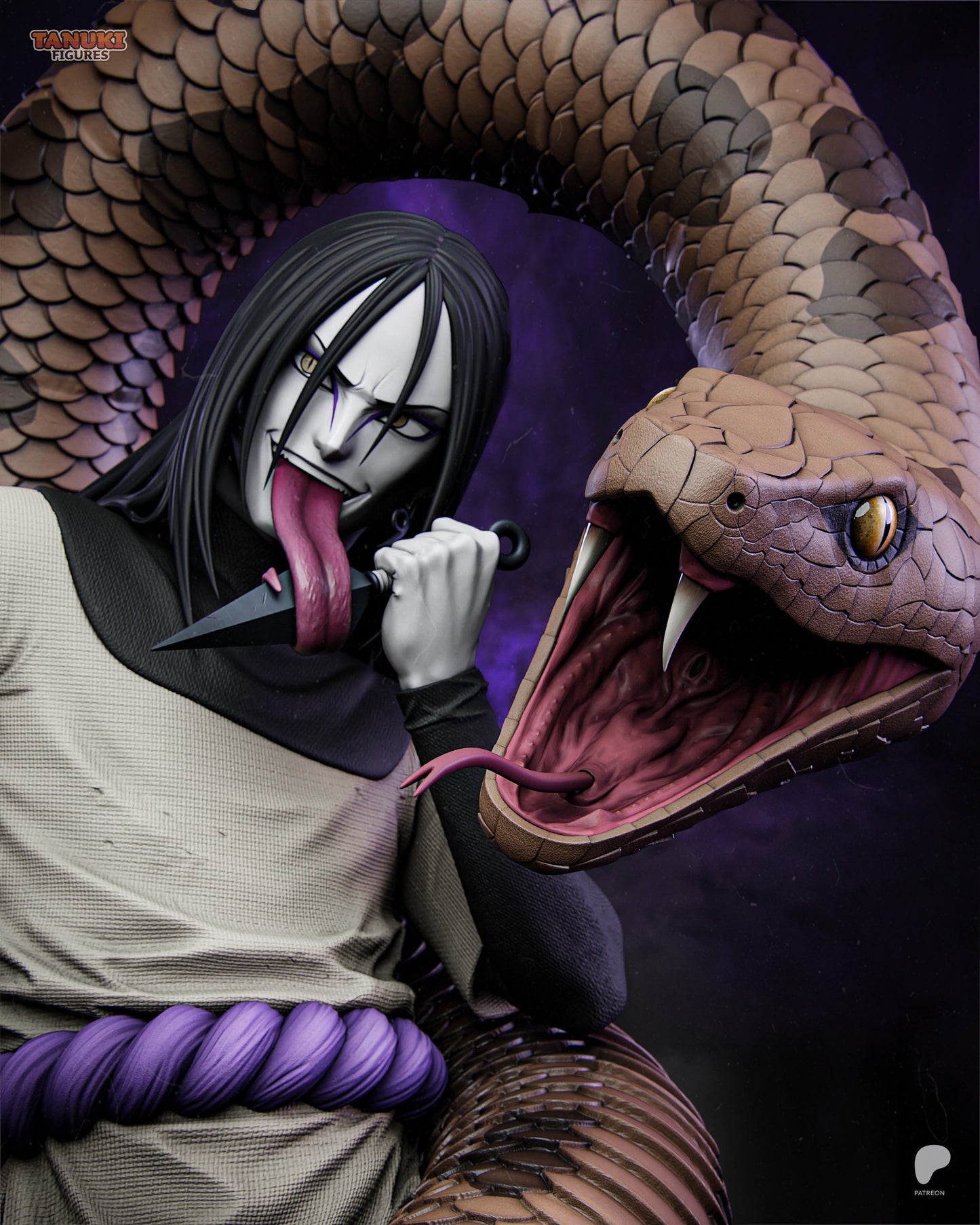 The Serpent Sage (Tanuki Figures)