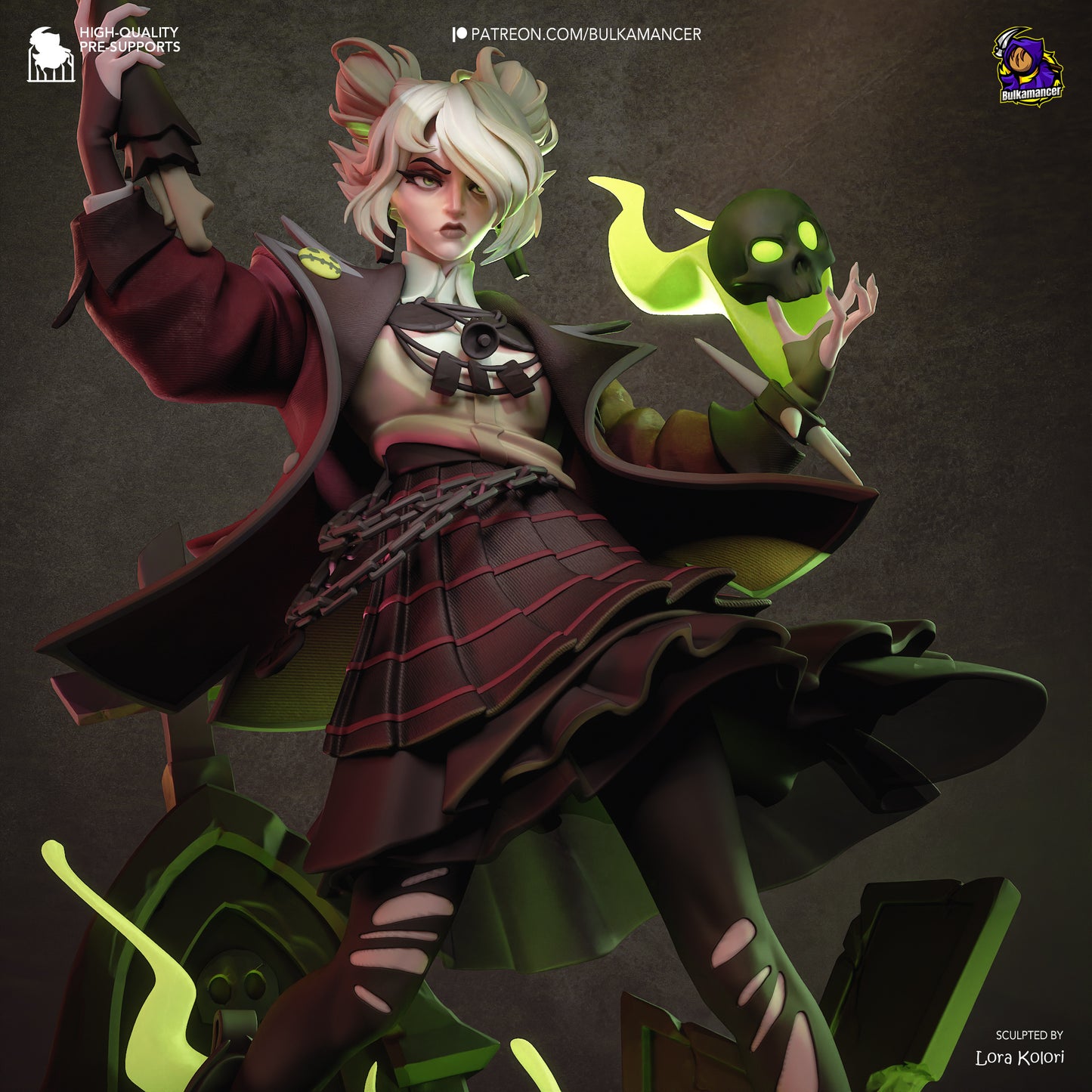 Graveborn Gunslinger – Dark Enforcer Resin Model