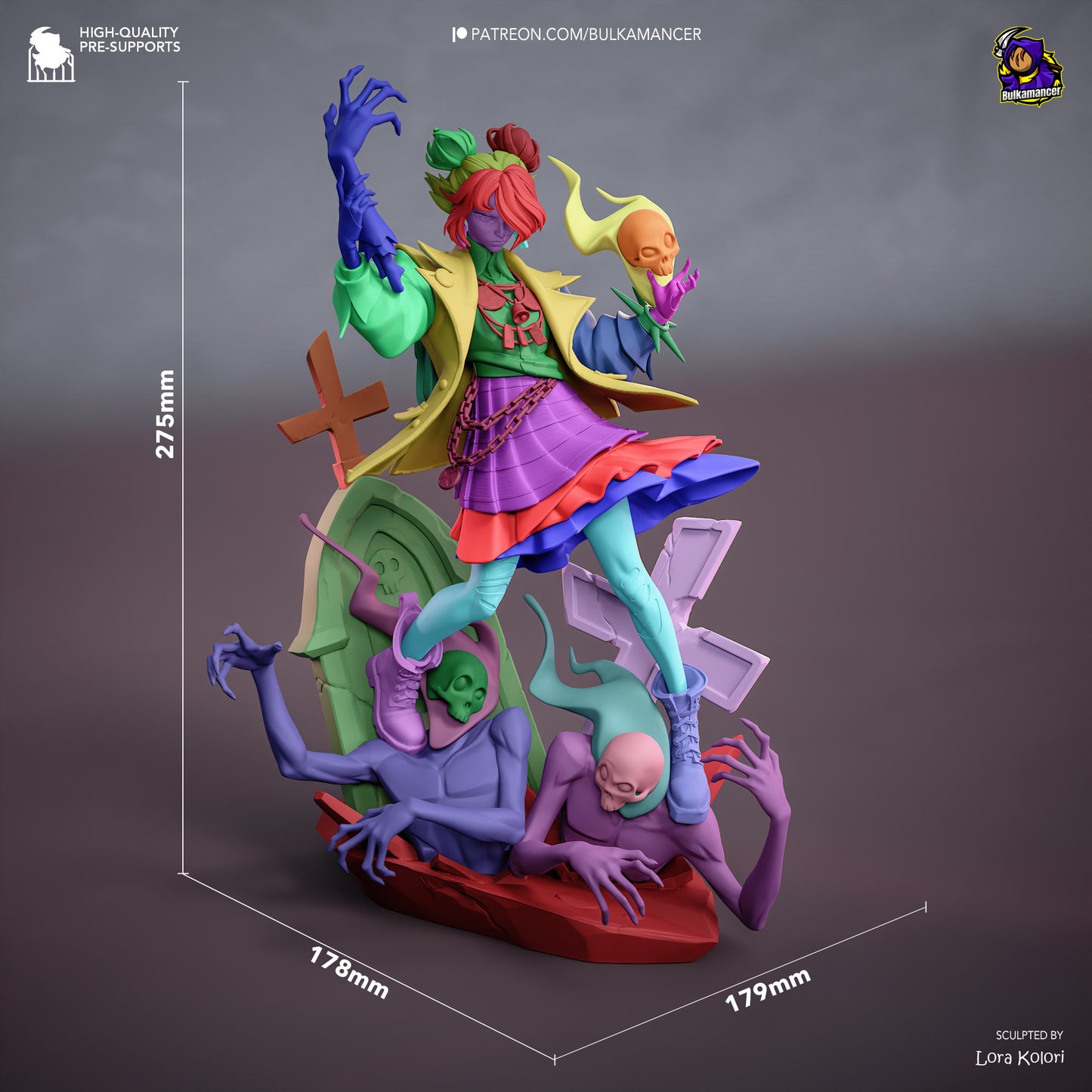 Graveborn Gunslinger – Dark Enforcer Resin Model