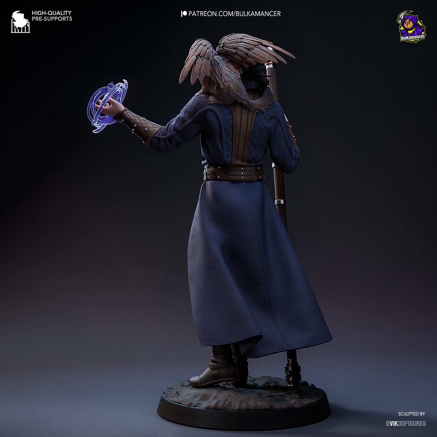 Goddess-Favored Wizard (Bulkamancer Sculpts)