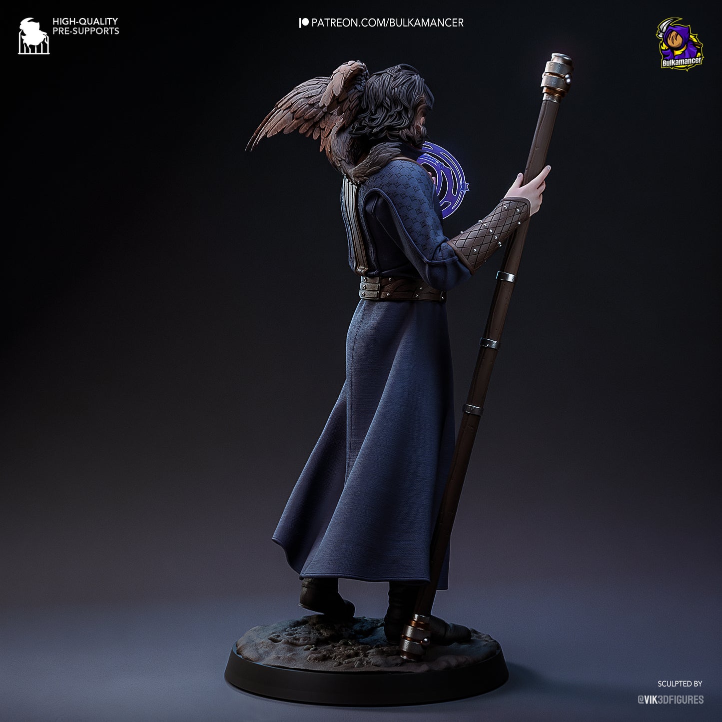 Goddess-Favored Wizard (Bulkamancer Sculpts)